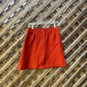 Bobbie brooks vintage burgundy red skirt sz S